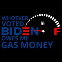 Whoever Voted For Biden Owes Me Gas Money Bag