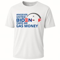 Whoever Voted For Biden Owes Me Gas Money Cooling Performance Crew T-Shirt