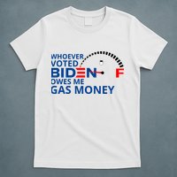 Whoever Voted For Biden Owes Me Gas Money T-Shirt