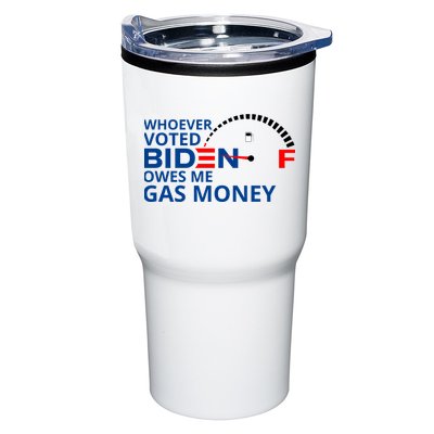 Whoever Voted For Biden Owes Me Gas Money Tumbler
