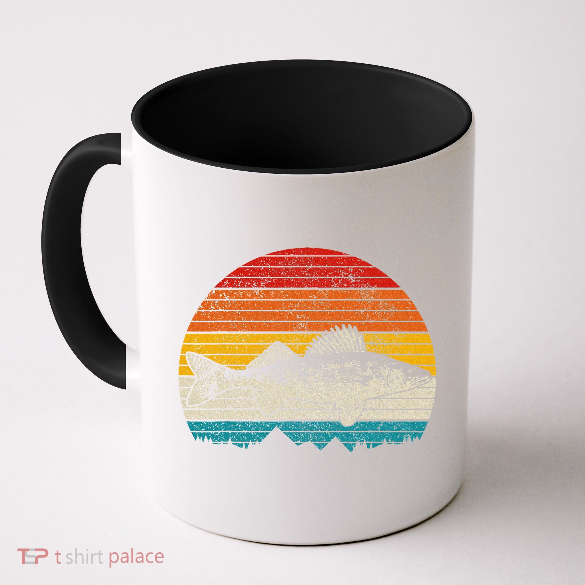 Walleye Vintage Fishing  Walleye Fisherman Fish Mug