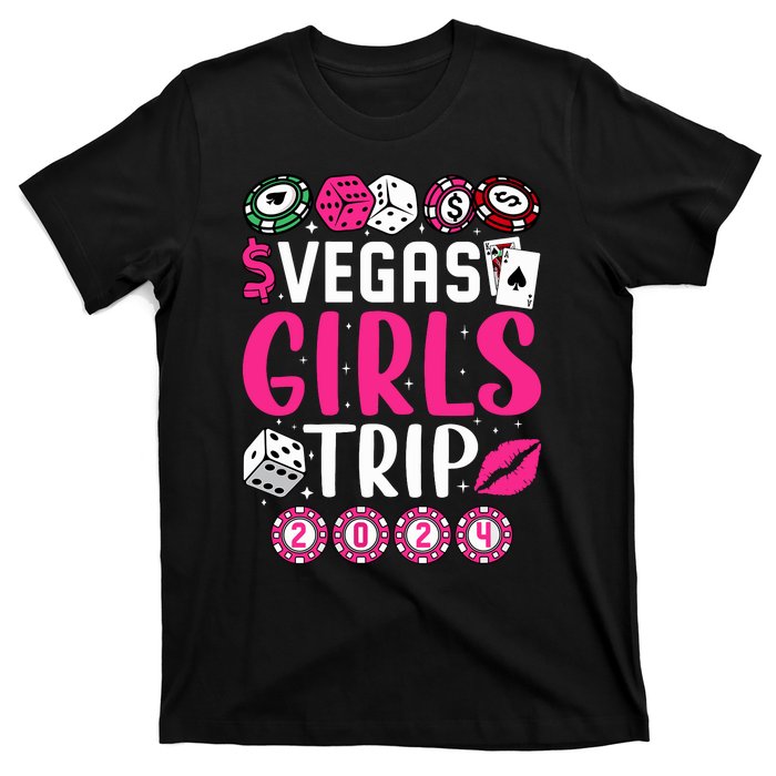 Wo Vegas Girl Trip 2024 Wo Girl Weekend T-Shirt