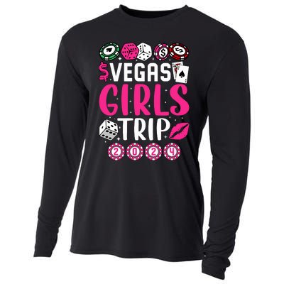 Wo Vegas Girl Trip 2024 Wo Girl Weekend Cooling Performance Long Sleeve Crew