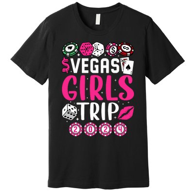 Wo Vegas Girl Trip 2024 Wo Girl Weekend Premium T-Shirt