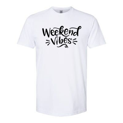 Weekend Vibes Gift Summer Daytrip Vacay Gift Softstyle CVC T-Shirt