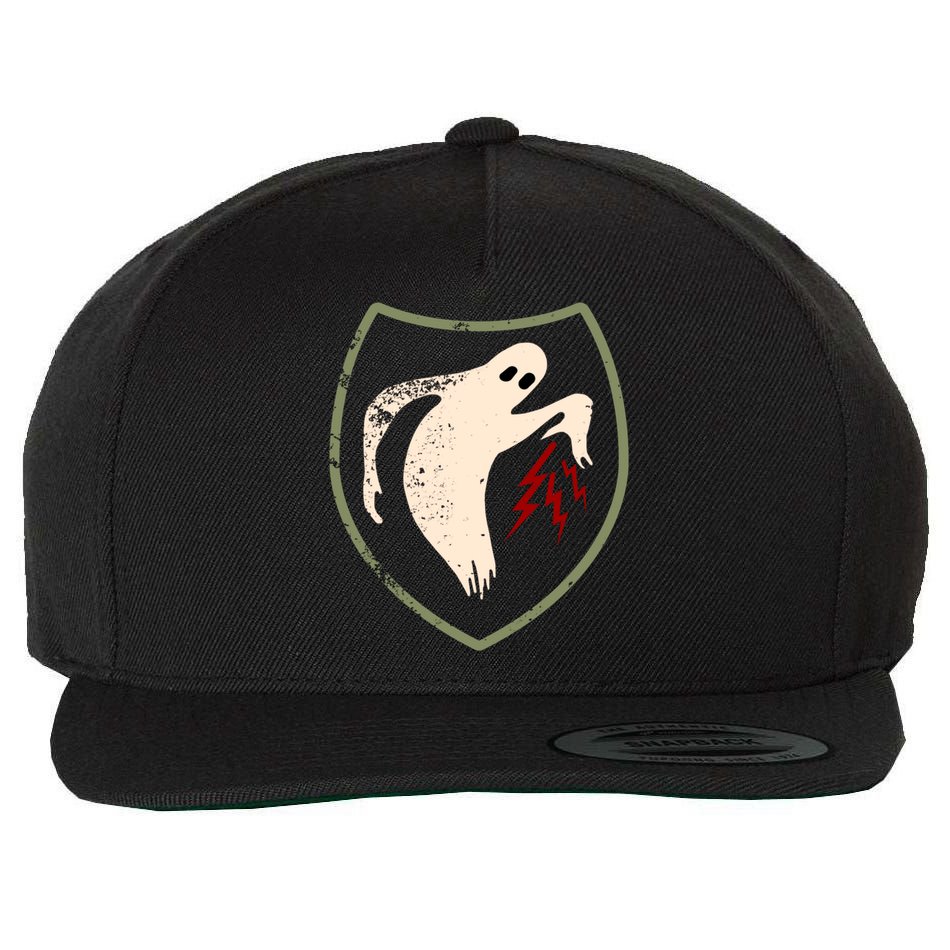 Wwii Vintage Ghost Army Military World War 2 Ghost Army Gift Wool Snapback Cap