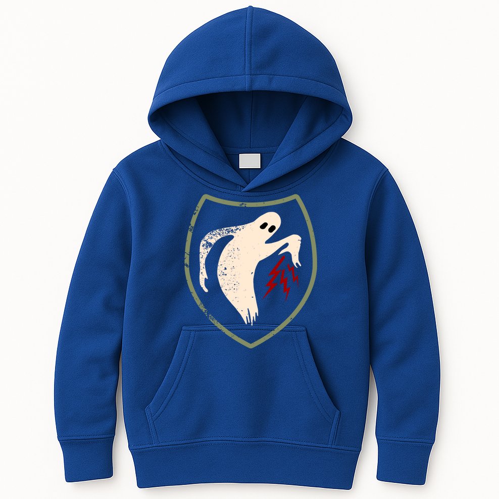 Wwii Vintage Ghost Army Military World War 2 Ghost Army Gift Kids Hoodie