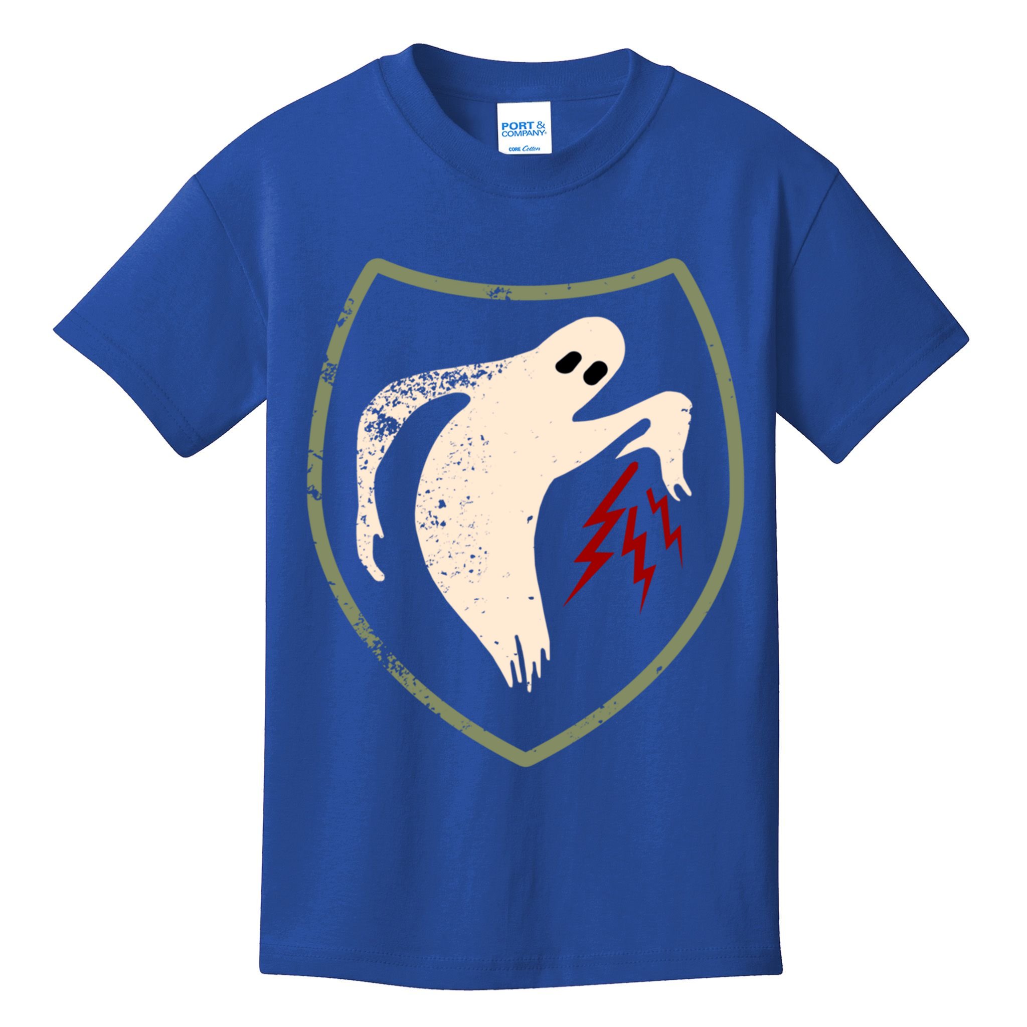 Wwii Vintage Ghost Army Military World War 2 Ghost Army Gift Kids T-Shirt