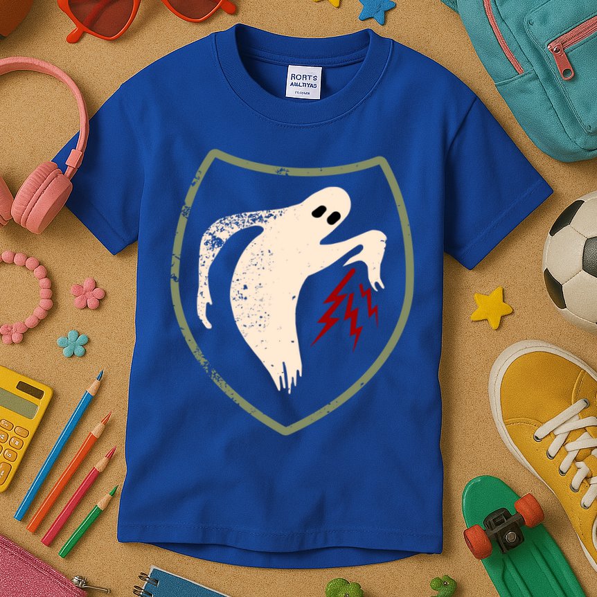 Wwii Vintage Ghost Army Military World War 2 Ghost Army Gift Kids T-Shirt
