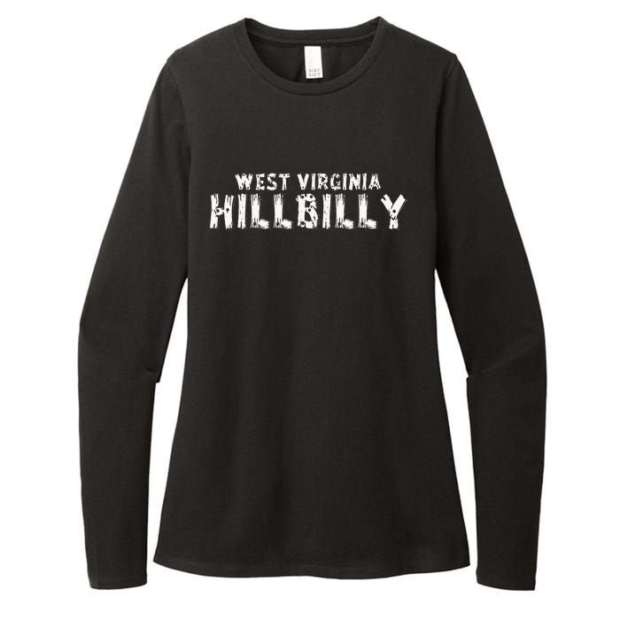 West Virginia Hillbilly Womens CVC Long Sleeve Shirt