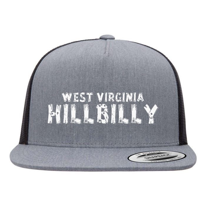 West Virginia Hillbilly Flat Bill Trucker Hat