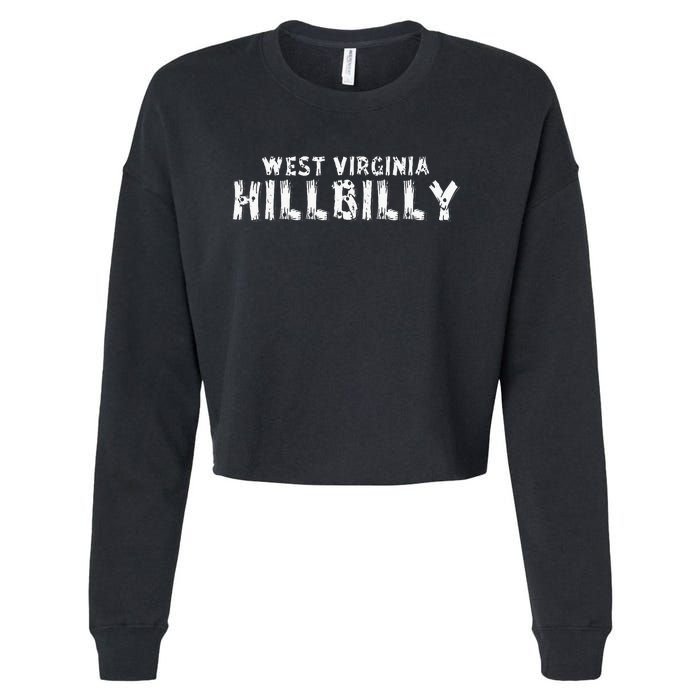 West Virginia Hillbilly Cropped Pullover Crew