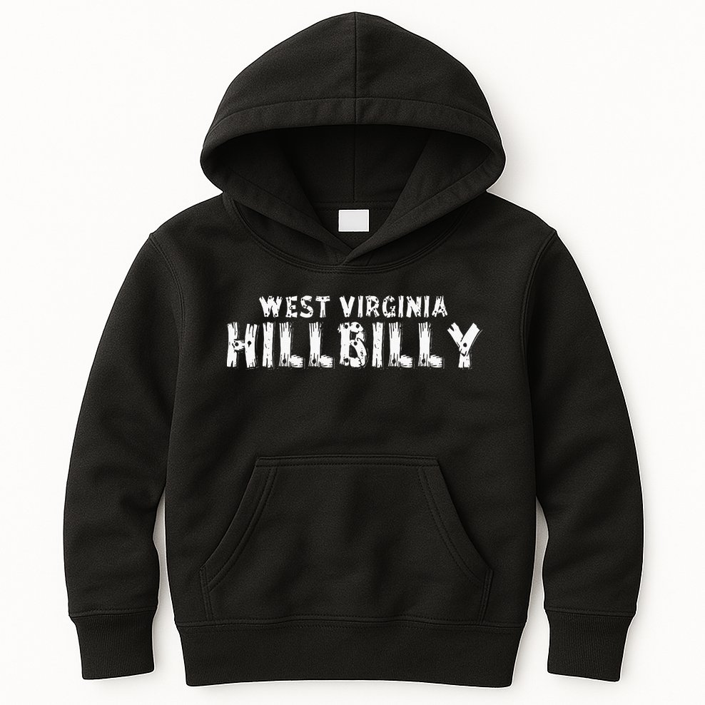 West Virginia Hillbilly Kids Hoodie