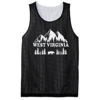 West Virginia Hiking Mountains Mesh Reversible Basketball Jersey Tank