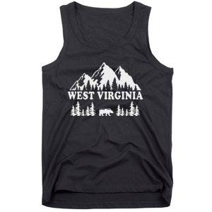 West Virginia Hiking Mountains Tank Top