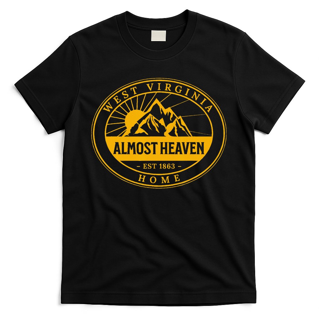 West Virginia Home 304 Almost Heaven Outdoors Vintage T-Shirt