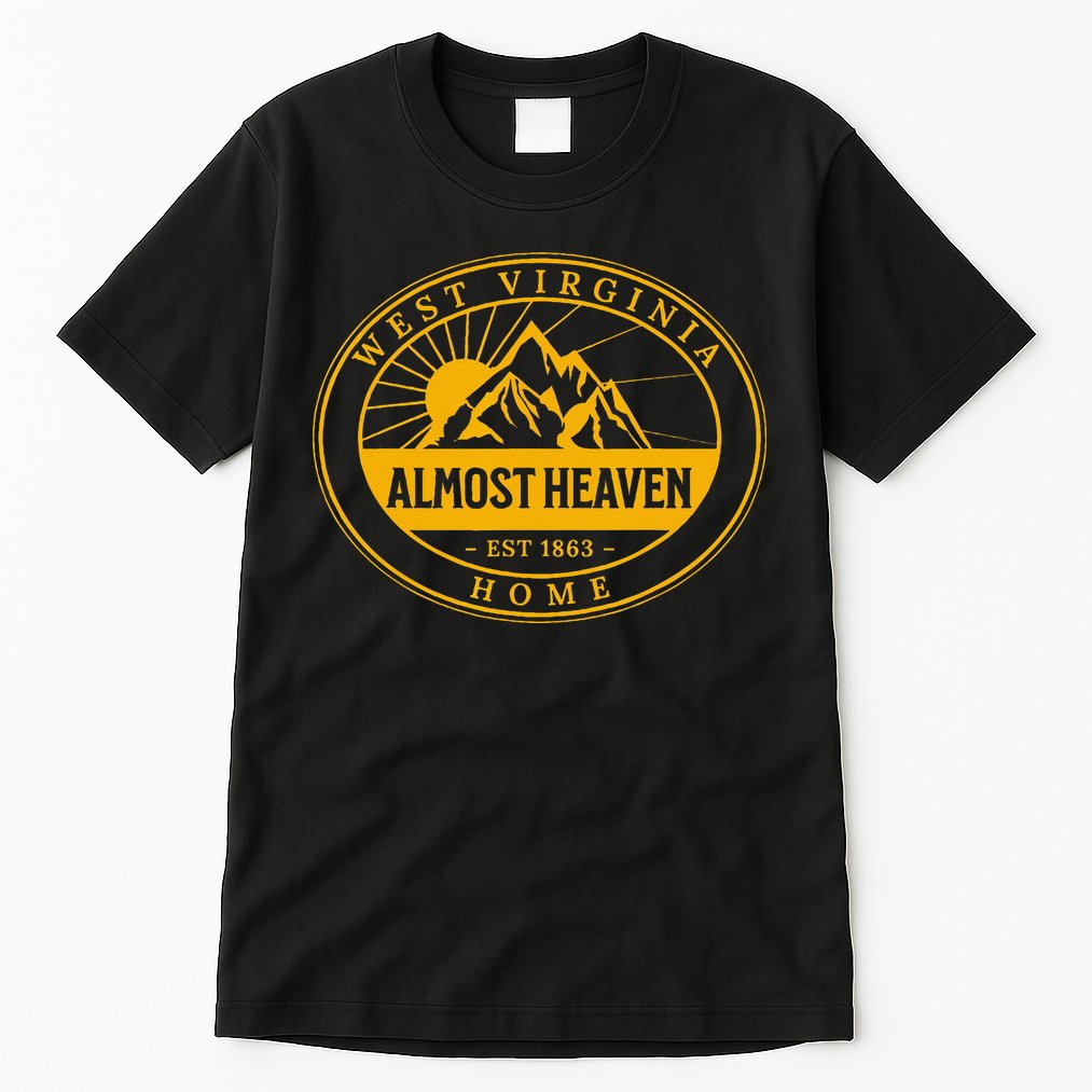 West Virginia Home 304 Almost Heaven Outdoors Vintage Tall T-Shirt