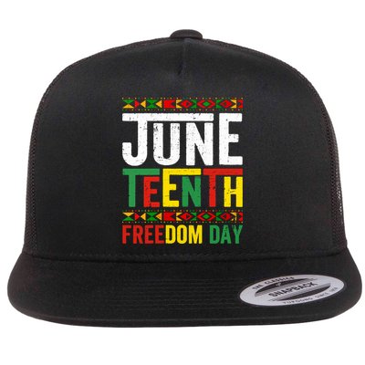 Womens Vintage Juneteenth Freedom Day June 19th Black History Month Flatbill Hat