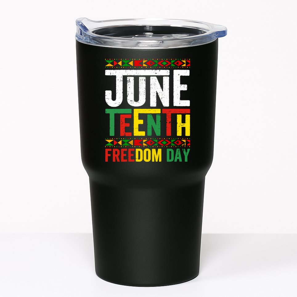 Womens Vintage Juneteenth Freedom Day June 19th Black History Month Tumbler