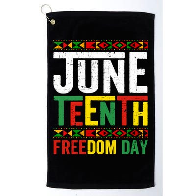 Womens Vintage Juneteenth Freedom Day June 19th Black History Month Golf Towel