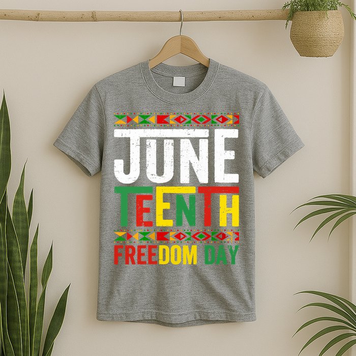Womens Vintage Juneteenth Freedom Day June 19th Black History Month T-Shirt