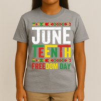 Womens Vintage Juneteenth Freedom Day June 19th Black History Month T-Shirt