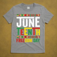 Womens Vintage Juneteenth Freedom Day June 19th Black History Month T-Shirt
