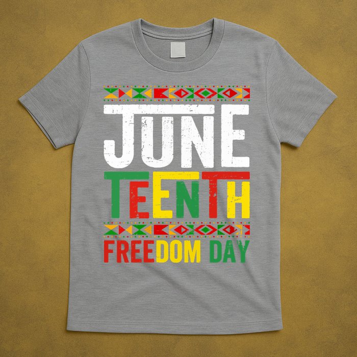 Womens Vintage Juneteenth Freedom Day June 19th Black History Month T-Shirt