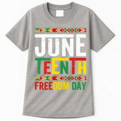 Womens Vintage Juneteenth Freedom Day June 19th Black History Month Tall T-Shirt