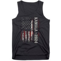 Wo Vintage Kamala Harris 2024 For President Election Campaign Tank Top