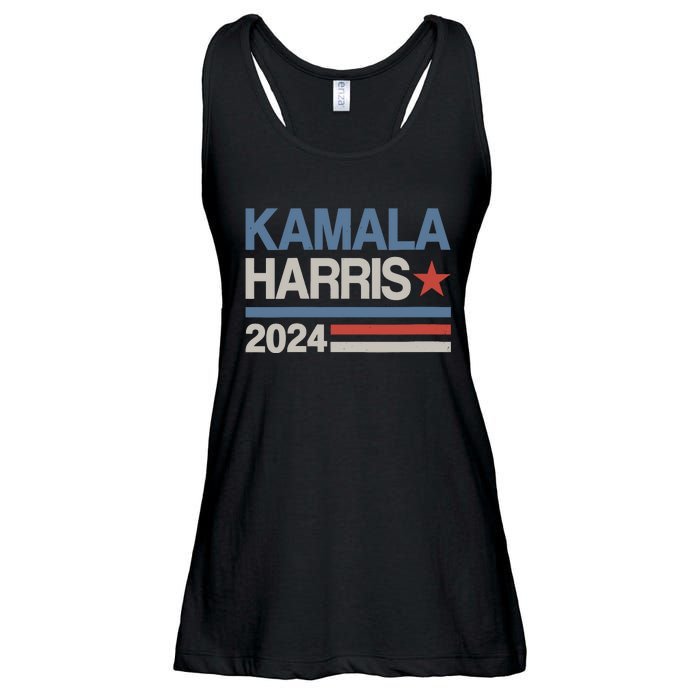 Wo Vintage Kamala Harris 2024 For President Election Campaign Ladies Essential Flowy Tank