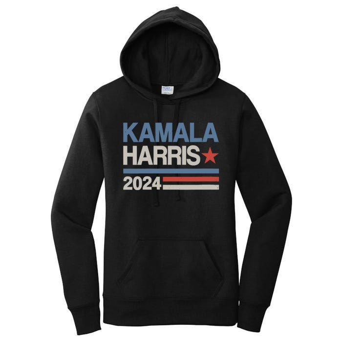 Wo Vintage Kamala Harris 2024 For President Election Campaign Women's Pullover Hoodie