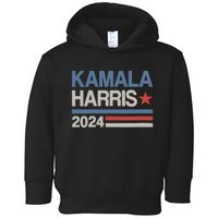 Wo Vintage Kamala Harris 2024 For President Election Campaign Toddler Hoodie