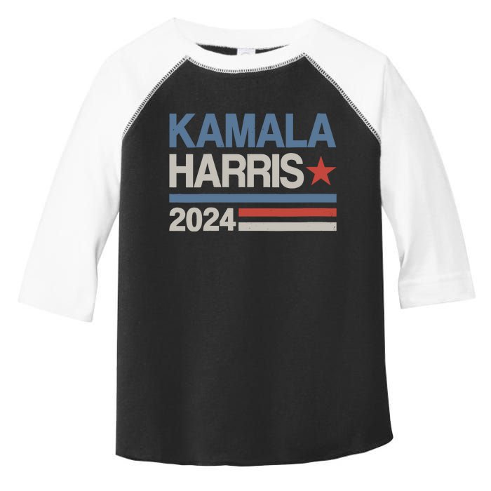 Wo Vintage Kamala Harris 2024 For President Election Campaign Toddler Fine Jersey T-Shirt