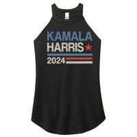 Wo Vintage Kamala Harris 2024 For President Election Campaign Women's Perfect Tri Rocker Tank