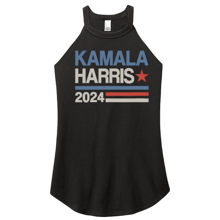 Wo Vintage Kamala Harris 2024 For President Election Campaign Women's Perfect Tri Rocker Tank