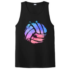 Watercolor Volleyball Lover Beach Volleyball Player Pullover Hoodie PosiCharge Competitor Tank