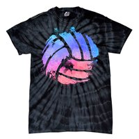 Watercolor Volleyball Lover Beach Volleyball Player Pullover Hoodie Tie-Dye T-Shirt