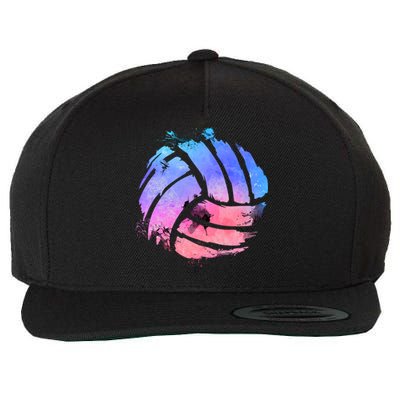 Watercolor Volleyball Lover Beach Volleyball Player Pullover Hoodie Wool Snapback Cap