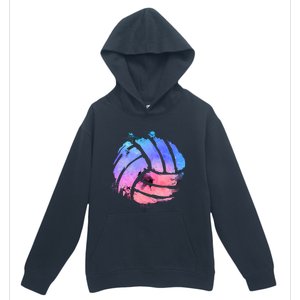 Watercolor Volleyball Lover Beach Volleyball Player Pullover Hoodie Urban Pullover Hoodie