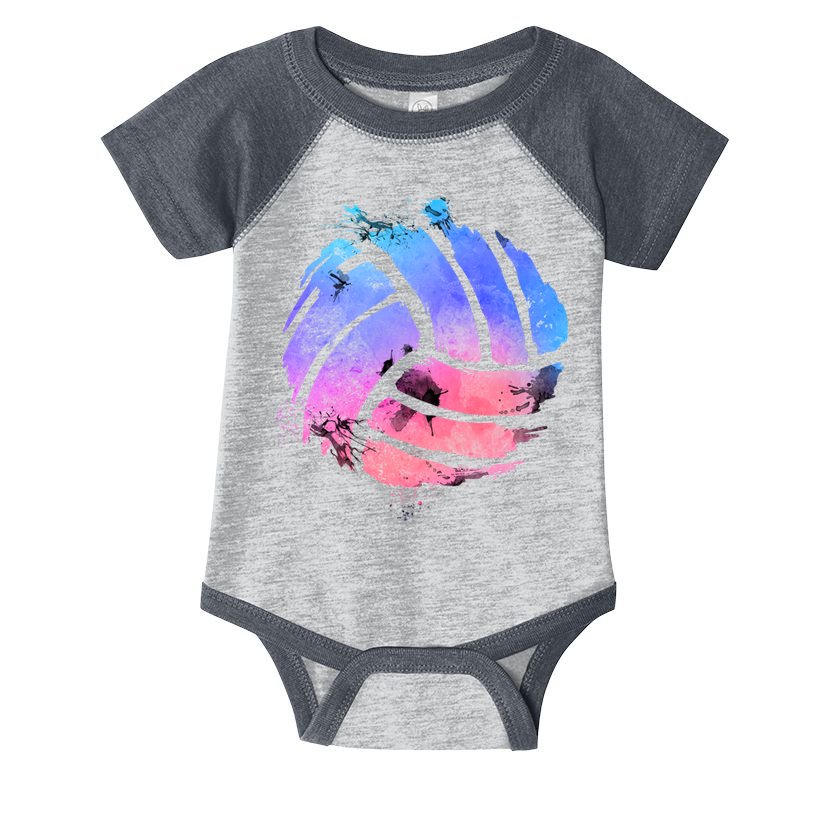 Watercolor Volleyball Lover Beach Volleyball Player Pullover Hoodie Infant Baby Jersey Bodysuit
