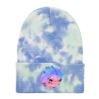 Watercolor Volleyball Lover Beach Volleyball Player Pullover Hoodie Tie Dye 12in Knit Beanie