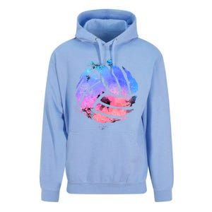 Watercolor Volleyball Lover Beach Volleyball Player Pullover Hoodie Unisex Surf Hoodie