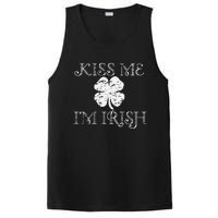 Womens Vintage Ladies Me I'M Irish Saint Patrick's Day PosiCharge Competitor Tank