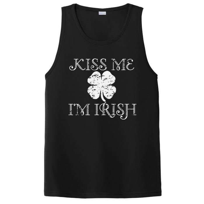 Womens Vintage Ladies Me I'M Irish Saint Patrick's Day PosiCharge Competitor Tank