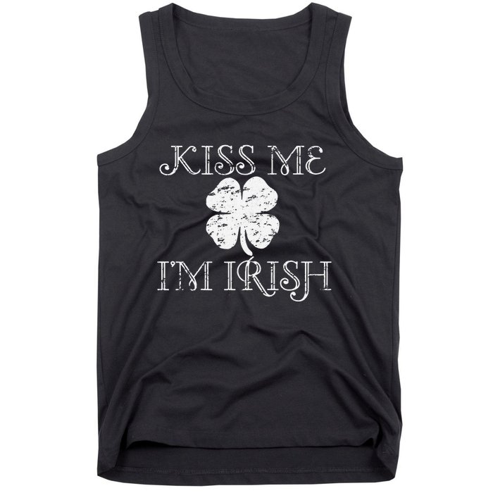 Womens Vintage Ladies Me I'M Irish Saint Patrick's Day Tank Top