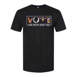 Women Vote Like Ruth Sent You Uterus Feminist Softstyle CVC T-Shirt