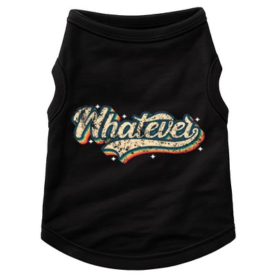 Whatever Vintage Look Slang 70s Costume Or 80s Costume Doggie Tank