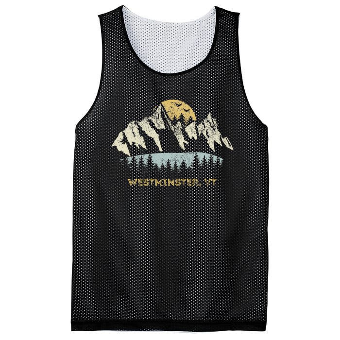 Westminster Vermont Mountain Sunset Sunrise Vt Mesh Reversible Basketball Jersey Tank