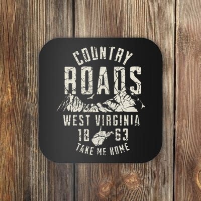 West Virginia Map Home Country Roads Coaster